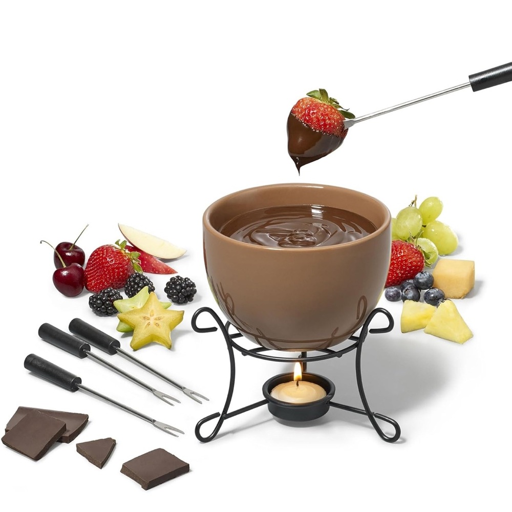 Starfruit 7-pc Fondue set